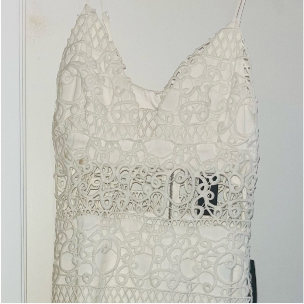 #8 White lace dress